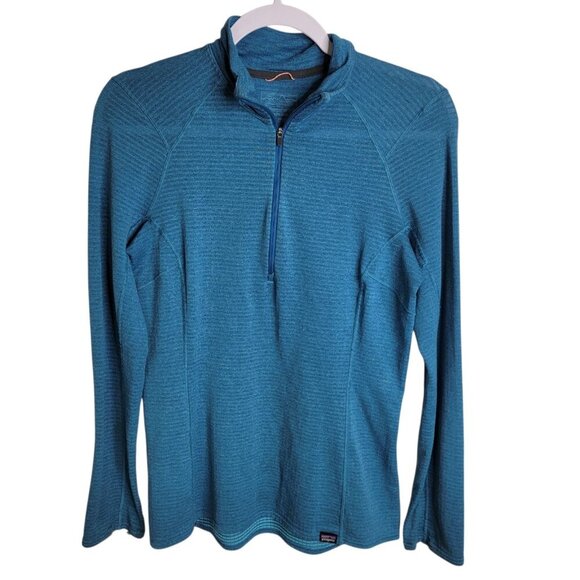 Patagonia Capilene Sweater Womens Small 1/4 Zip Pullover Thermal Weight Hiking - Picture 2 of 7